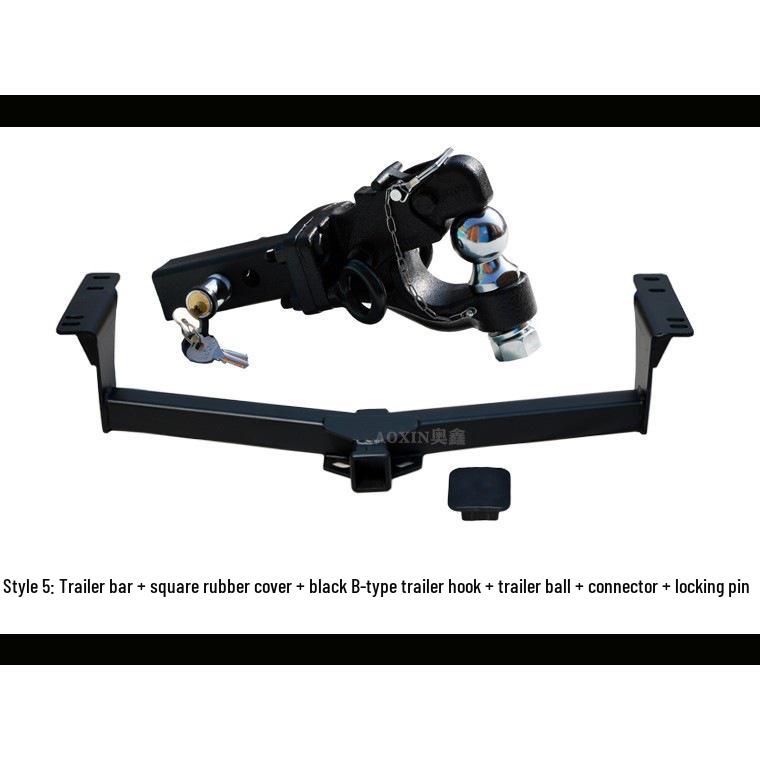 Compatible with 2009-2018 and 2020 Toyota RAV4 for trailer hitch modification with rear tow hook.