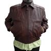 NOORA Men's Lambskin Nappa Antique Brown Leather Motorcycle Biker Jacket Vintage Style Casual Coat | Clubbing Jacket |