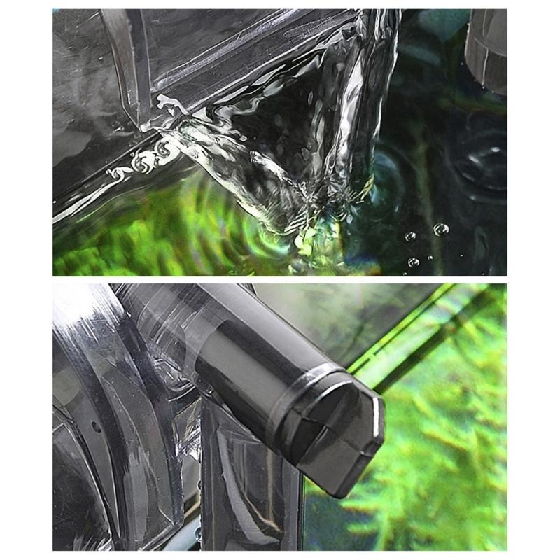Adjustable Aquarium Filtration System for Quiet Settings In Fish Tanks Adjustable Flow, Suitable for Home Office Use