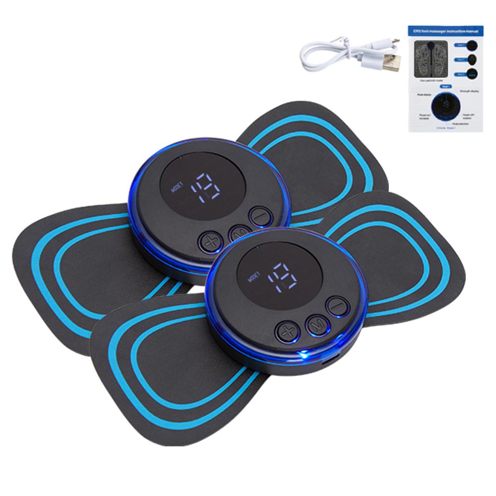 Electric EMS Foot Massager Pad Feet Acupoints Muscle Stimulation Improve Blood Circulation Relief Pain Relax Massage Mashine