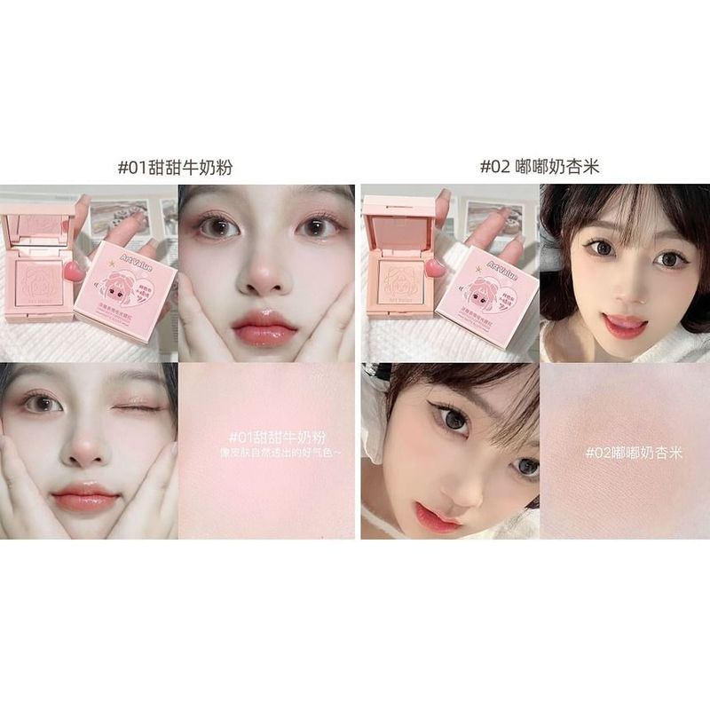 Art Value - 4 Colours Cartoon Embossed Matte Blush Palette