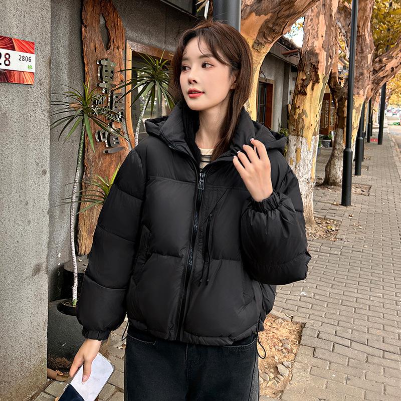 Hooded Warm Down Cotton Jacket Women's 2025 Short Thickened Winter Padded Jacket Student Jacket Korean Loose Bread Jacket
