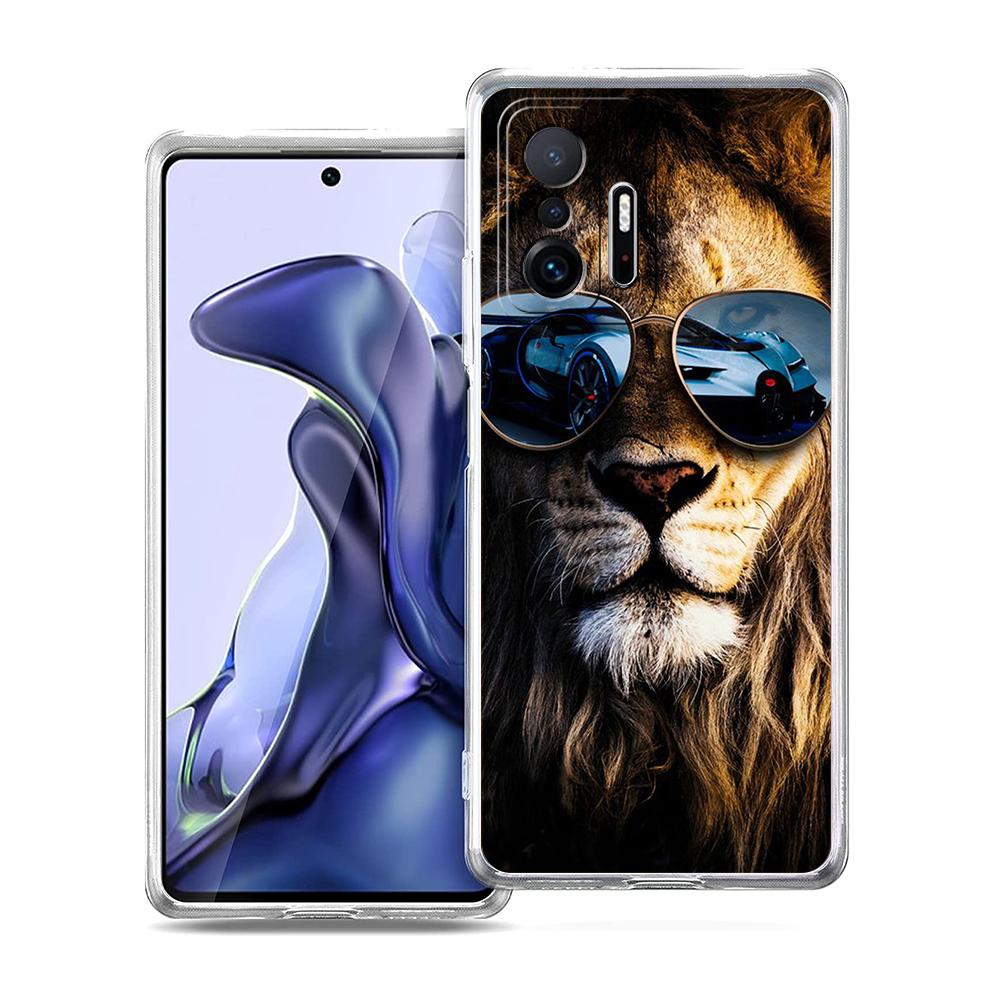 

Lion Animal Soft Transparent Phone Case For Xiaomi Mi Poco X3 X4 NFC F3 M3 M4 12 11 Ultra 11T 11X Pro Lite 5G Shell Fundas Coque Poco F3