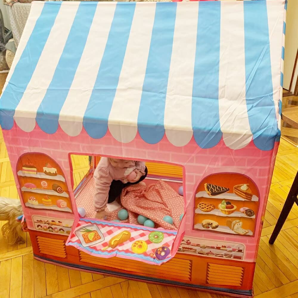 Tent for Sweets Store Authentic Tent Kids Tent [AiO JAPAN] Children, Shop, Store, Cake, Donut, Sweets, House,