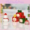 Charming Resin Christmas Snowman And Pig Figurines Perfect For Holiday Gifts