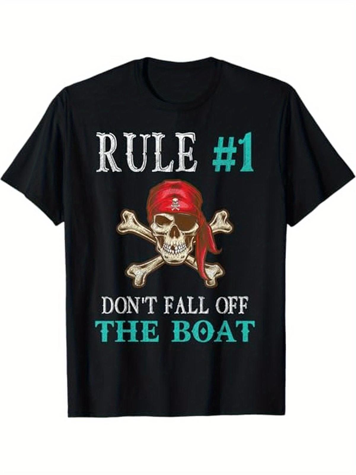 100% Cotton Funny Pirate Quote T-Shirt - Tampa Gasparilla Crossbones Design S разноцветный