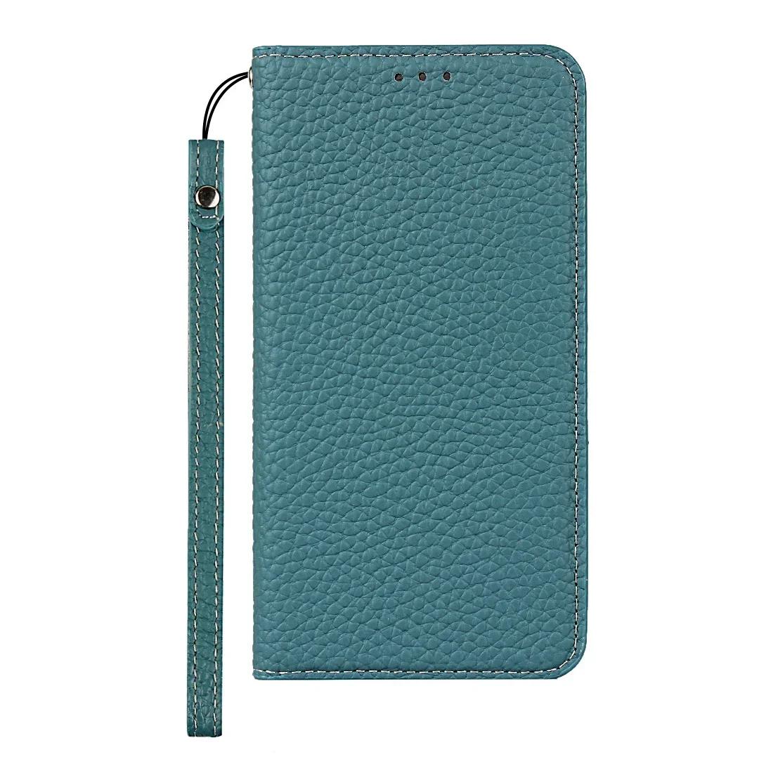 

Magnetic Genuine Cowhide Leather Case for Google Pixel 9 Pro XL 10 8 Pro 8A 7 7A 6 6A 5 4A Card Wallet Stand Flip Cover+Lanyard Pixel10ProXL світло-синій колір
