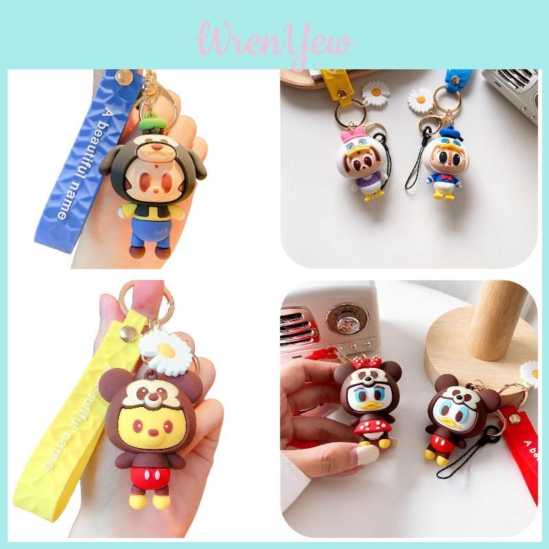 Unique Tiger Card Brand Squirrel Stich Keychain With Environmental Pvc Material