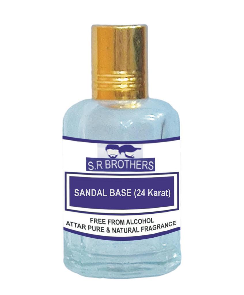 S.R Brotthers SANDAL BASE (24 Karat) ATTAR Suitable For Daily Uses Occasions & Parties Long lasting