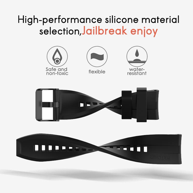 Silicone 22mm Strap For Huawei GT 2 3 4 46mm WristStrap For Huawei Watch3 GT4 GT2 Pro GT2e Magic2 Bracelet Football Pattern Band