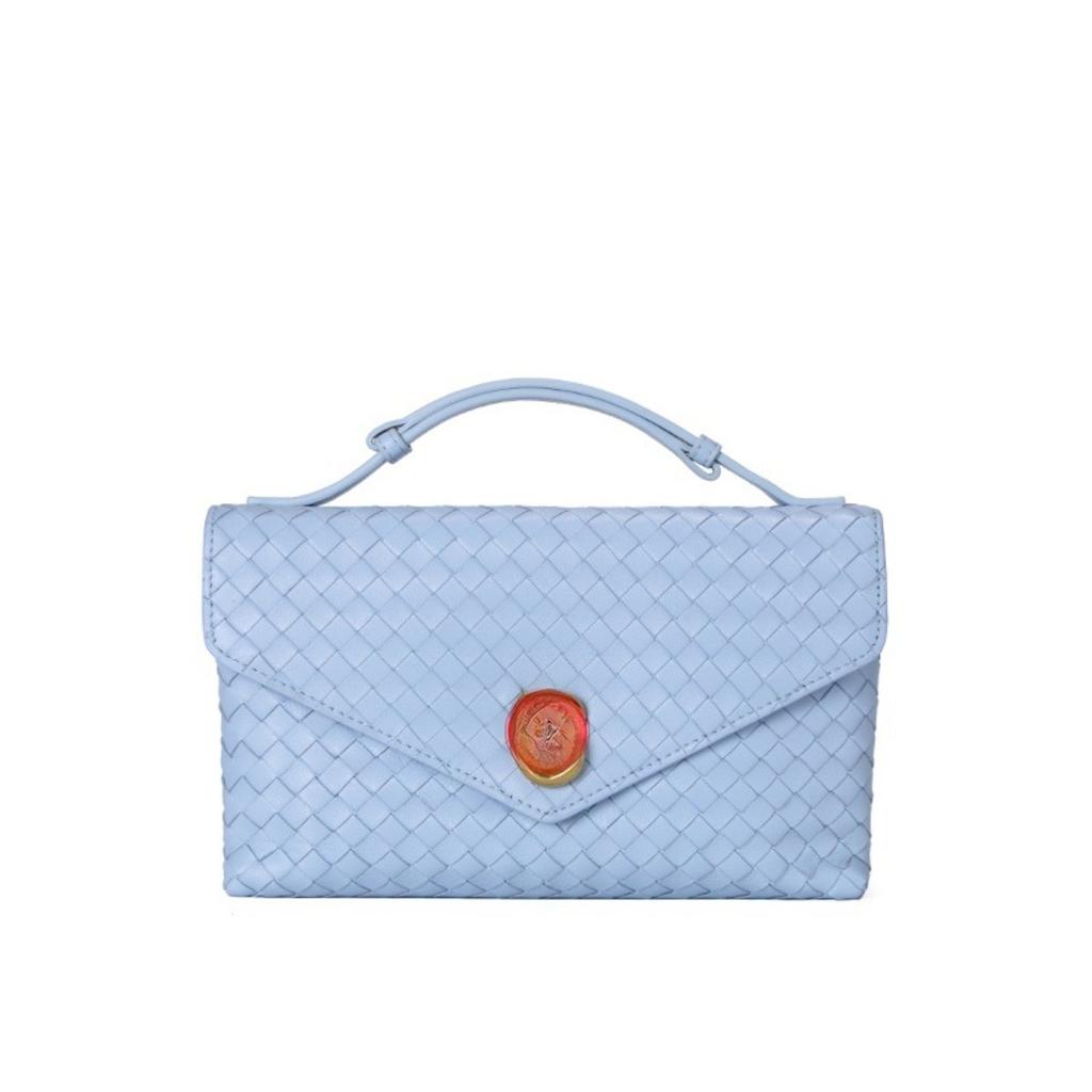 Gewebte Tasche für Damen, die gleiche hochwertige leichte Luxus-Handtasche für Abendveranstaltungen großer Marken, eine Umhängetasche in Umschlagform für Damen