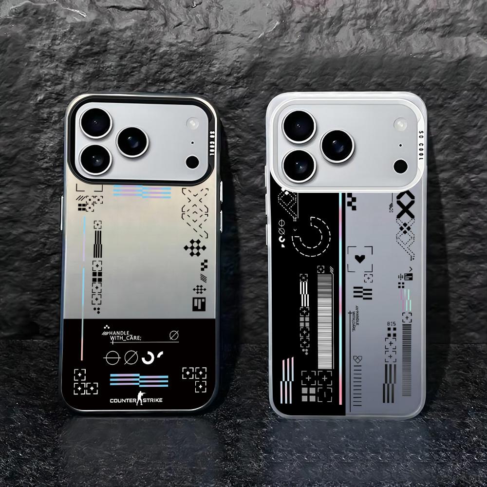 Moda Calda Gioco CS Clear GO Custodia per Telefono Per iPhone 17 16e 16 15 14 13 12 11 mini Pro Max X XR Air Plus Anti Caduta Copertura Opaca