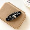 French Satin Bow Banana Clip Gentle Solid Color Vertical Clip Half Tie Hair Clip Simple Commuter Girl Hair Accessories