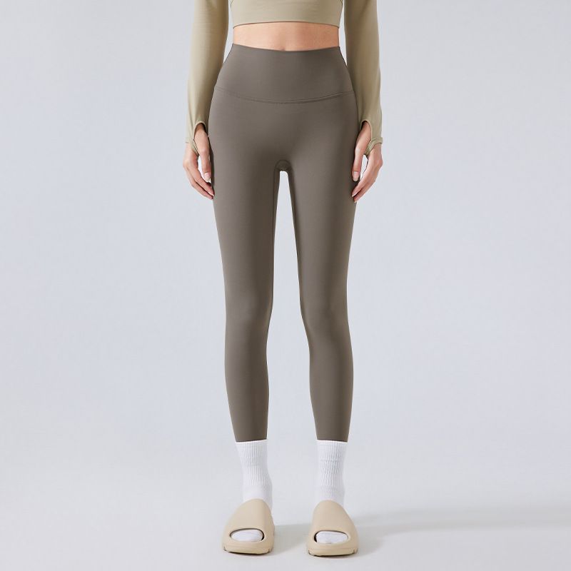 Shishi City Quality Clothing Trading Co., Ltd. Embarrassing Line Yoga Pants Women's Fall and Winter Thin Velvet High Waist Stretch Fitness