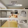 COSY Panoramic Transparent Cat Villa with Integrated Litter Box