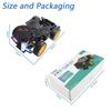 Freenove 4WD Car Kit for ESP32 CAM 240 MHz Dot Obstacle Line Light Colorful App (Includes), Dual-Core 32-bit Microcontroller, Camera, Matrix,