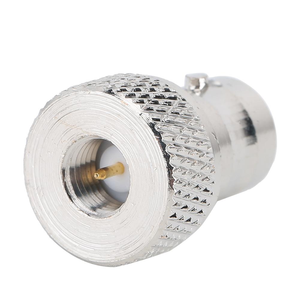 6 Stück Nickelplattierter SMA-Stecker auf BNC-Buchse Adapter mit Kupferinnenleiter für Antennen und Drahtlos-LAN-Geräte