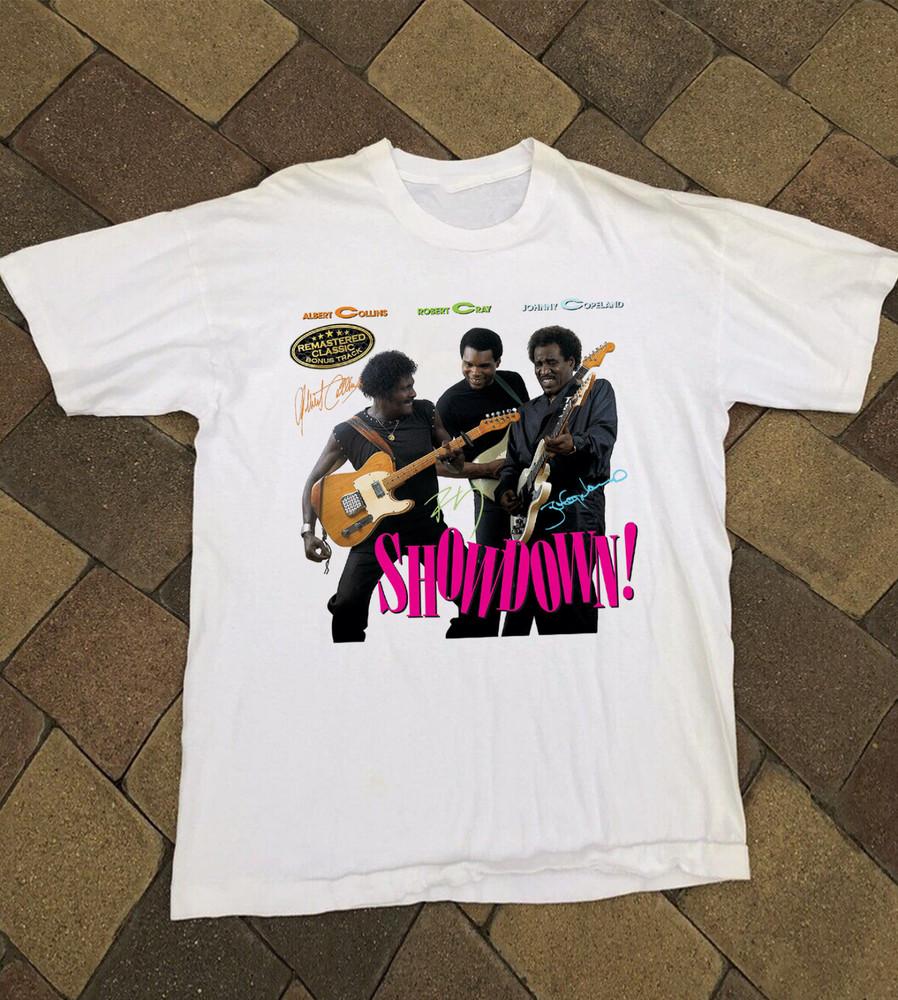 Albert Collins Johnny Copeland Robert Cray Album Adult Cotton Shirt Tee MC040 Unisex T-Shirt XL