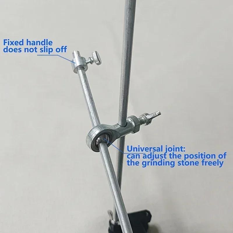 Knife Sharpener Fixed Angle Sharpener 360 Degree Flipping Diamond Sharpening Stone Whetstone Polishing Leather Paste