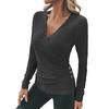 Length Sleeve Womens Tops Dressy Casual Blouses For Women  Trendy V Neck T Shirts Summer Clothes