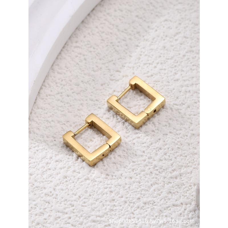 Minimalistischer Trend, Hochwertiger Titanstahl, Exklusive und Raffinierte Minimalistische Ohrringe