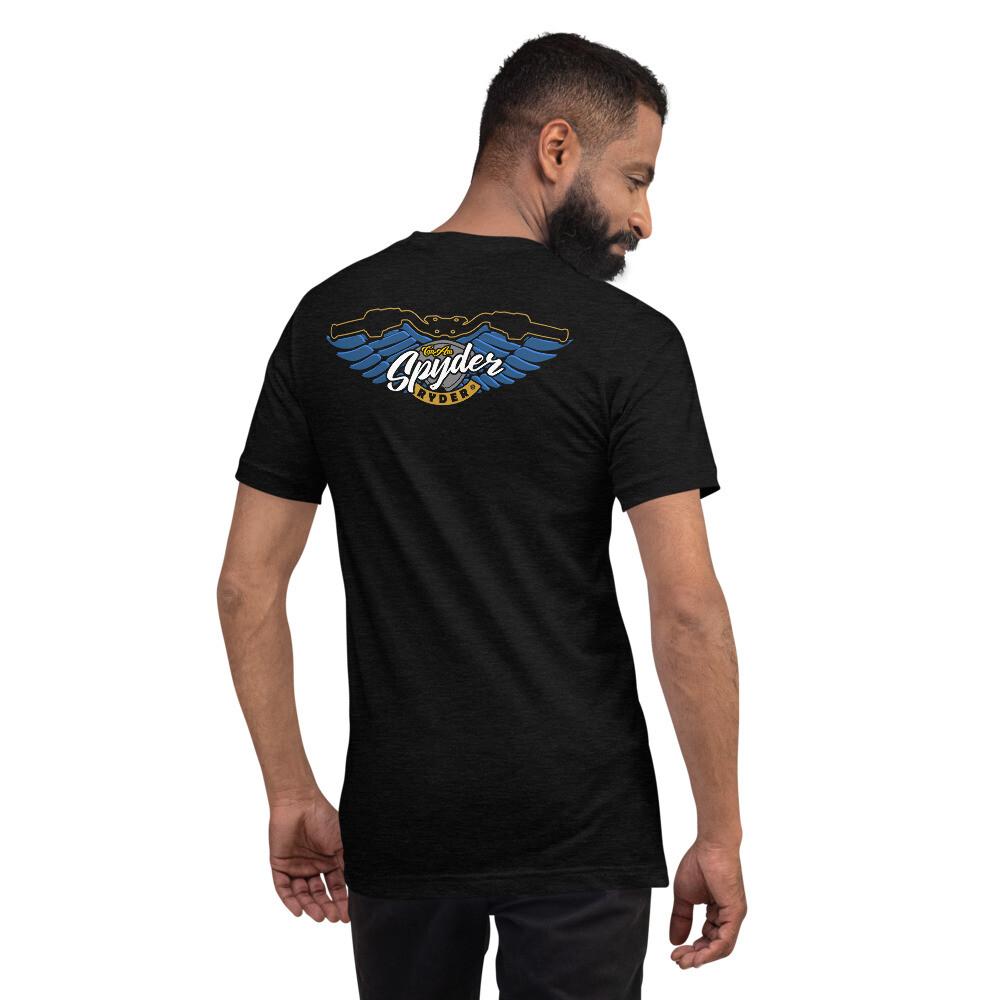 Can-Am Spyder Blue Wings Short-Sleeve Unisex T-Shirt XXL