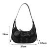 New PU Leather Women Shoulder Bag Pleated Casual Handbags Retro Large Capacity Crossbody Messenger Bag Daily Use