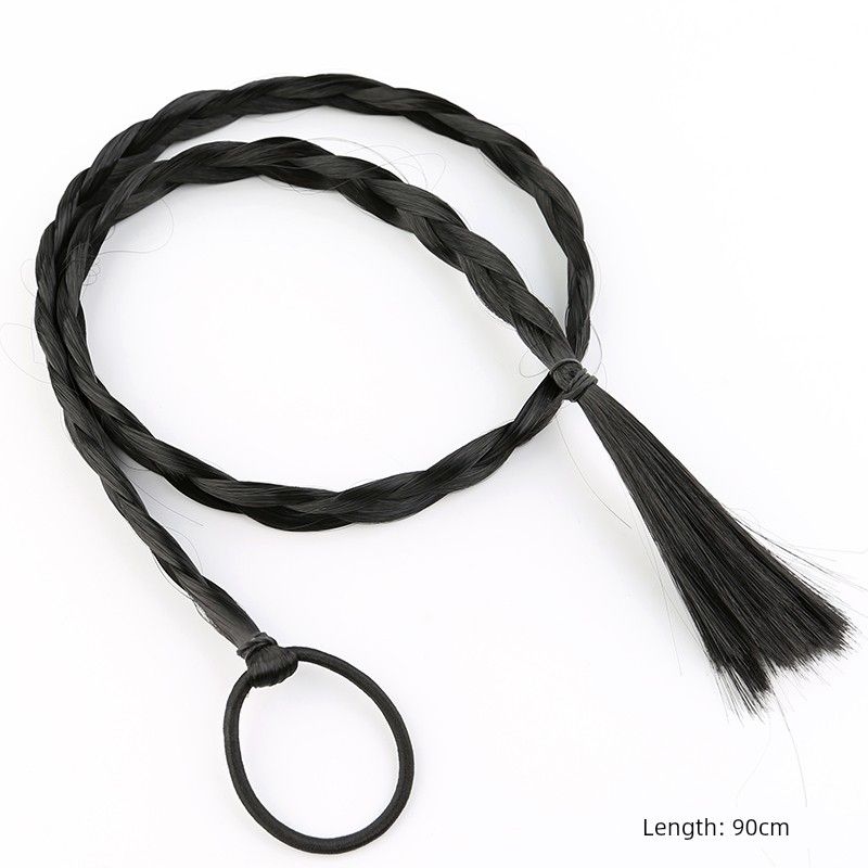 

[Синьцзянский танец Длинная коса] Накладные косы Детские косы в стиле булочки Танцевальное выступление Длинная коса Прическа для старинного костюма