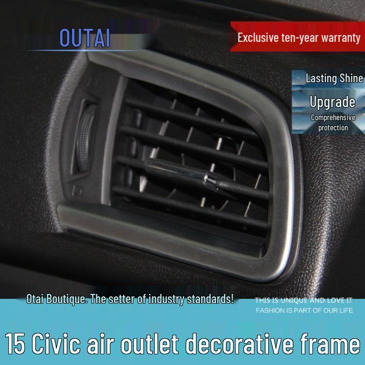 

Fengfan Dashboard Air Vent Frame Sticker for 15-20 Models 5-piece Set: Inner Handle + Air Outlet