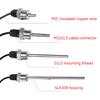 DS18B20 Digital Temperature Sensor G1/2\" Thread Probe DIA=7mm 3-core Wire SUS304 Drop Ship