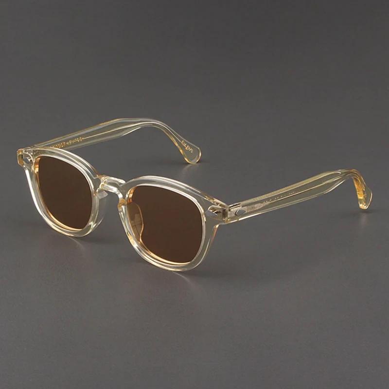 Gafas de sol polarizadas Johnny Depp Lemtosh para mujer, marca de lujo, estilo vintage de acetato, gafas de visión nocturna.