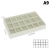 Velvet Jewelry Box Tray Storage Jewellery Holder For Ring Earrings Necklace Bracelet Display Box For Jewelry Classification Box