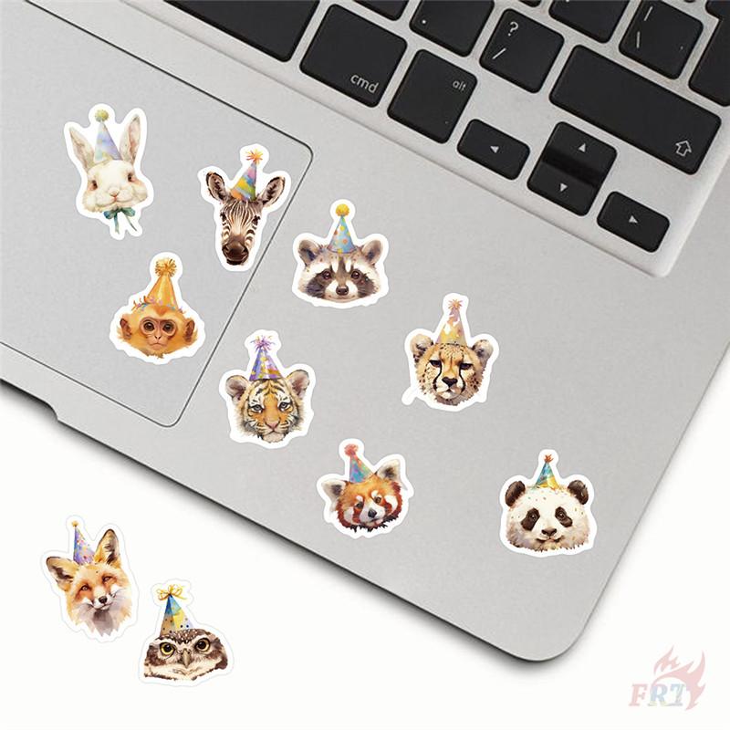 500Pcs/Roll Birthday Party Animals Kids Rewards Stickers - DIY Scrapbooks Album Decor Sealing Label Decals