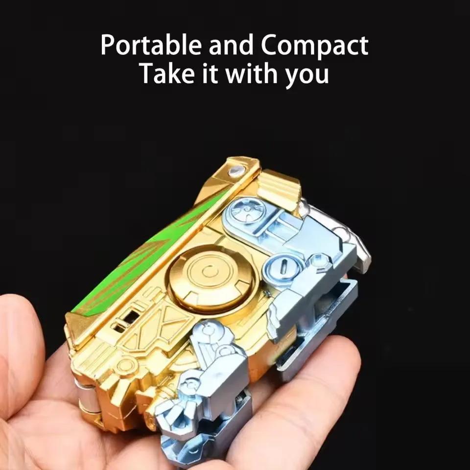 2 in 1 Dinosaur Transforming Spinner Deformation Spinning Top Spinner Toy Mechanical Gyro Portable Fidget Toy Stress Relief Toy