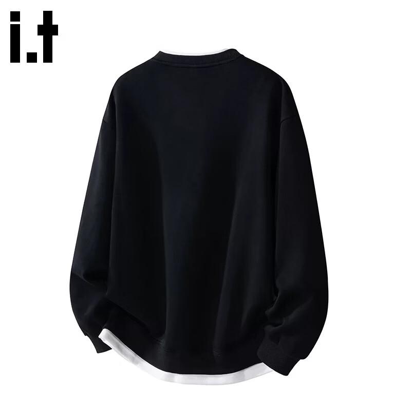 :CHOCOOLATEit Men's Faux-Layered V-Neck Pullover Sweatshirt