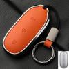 For Lixiang L9 L7 L8 L6 Key Fob Cover Leather Car Case Aluminum Buckle Alloy Keychain Accessories G4B7  Li Auto Inc