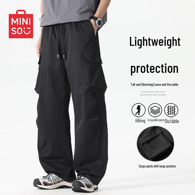 MINISO Men's Multi-Pocket Cargo Pants