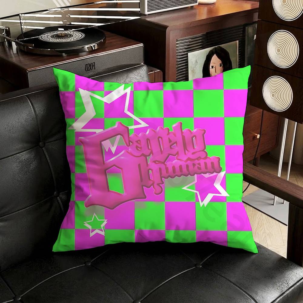 arelyhuman Pillow Case Sofa Living Room Bedroom Headboard Backrest Cushion Square Cushion Nap Time