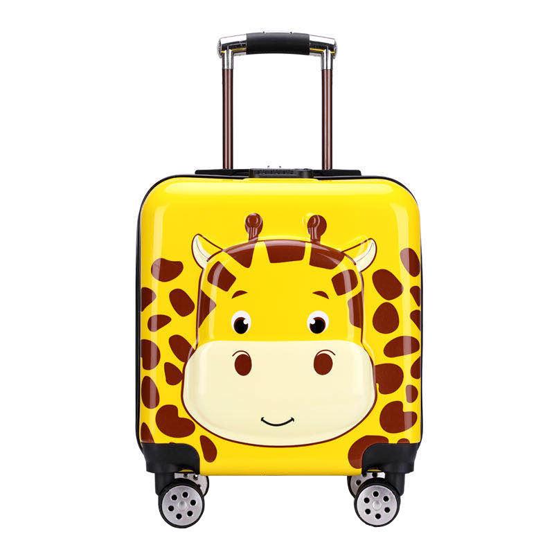 Children's Cartoon Trolley Suitcase with Universal Wheels - Ideal for Boys and Girls