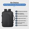 [Denash] Vacuum Compression Backpack with Travel Pump, Large Carry-on Size, Air Backpack for Men, Expandable 36-55L Large Capacity, Wet & Dry