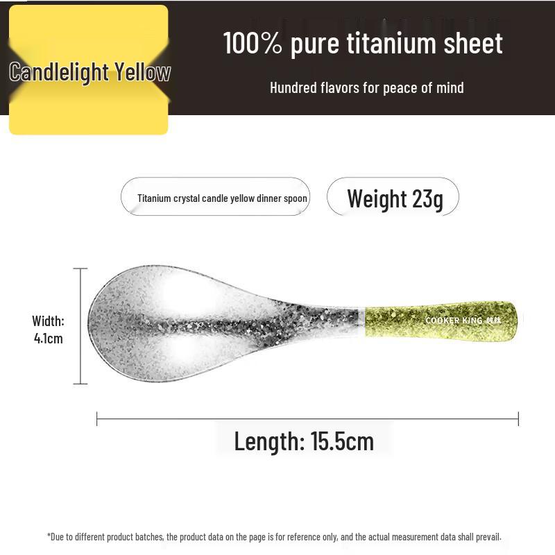 COOKER KING Pure Titanium Dinner Spoon Set