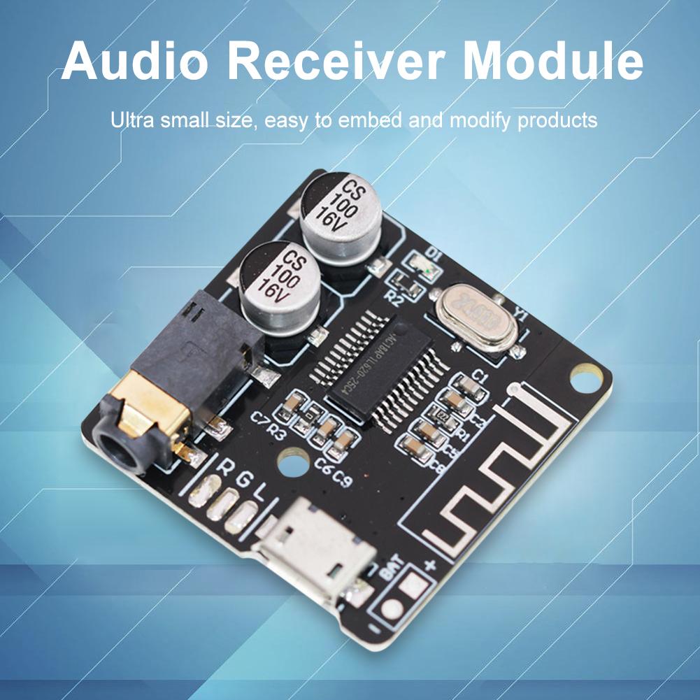 Bluetooth-compatible 5.0 Decoder DC 3.7-5V Wireless Stereo Module Support MICRO USB Car Stereo Music Amplifier Module for DIY