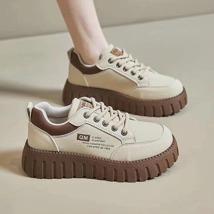 2025 New Women Shoes Platform Sneakers Comfort Fashion Designer Shoes for Women 5cm Incressed Casual Shoes Zapatillas De Mujer