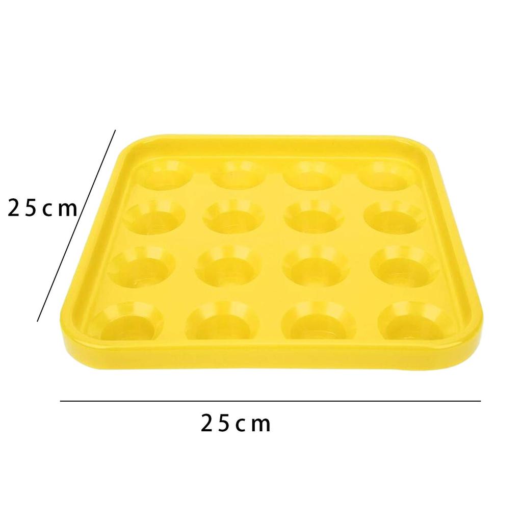 Pool Ball Tray Billiard Ball Holder Tray, Snooker Ball Carrying Tray, Pool Table Accessories for 16 Billiard Ball Storage