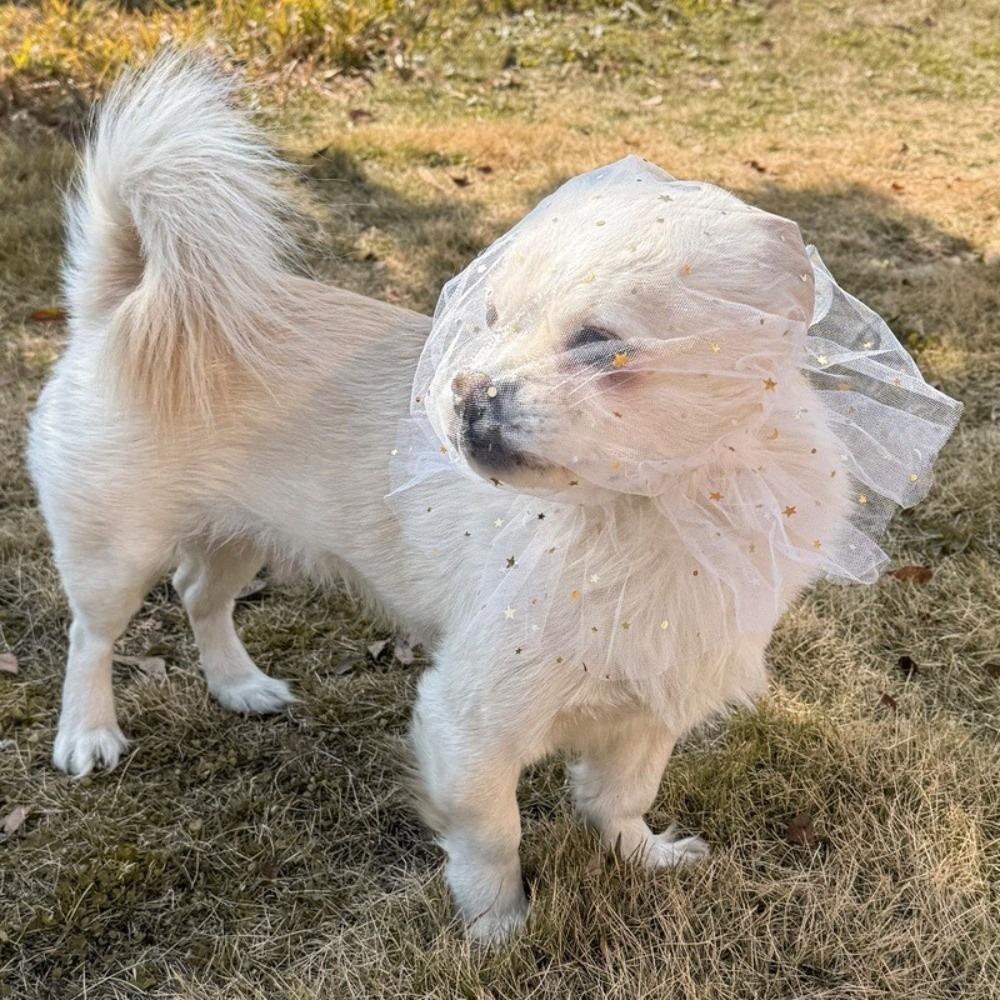 

Breathable Dog Anti-Eating Veil Comfort Adjustable Pet Dog Mouth Cover Polyester Elastic Anti-Bite Head Cover