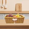 Imitation Basket Woven in Rattan, Kitchen Editing Organizer, Storage Organizer Hanging Basket