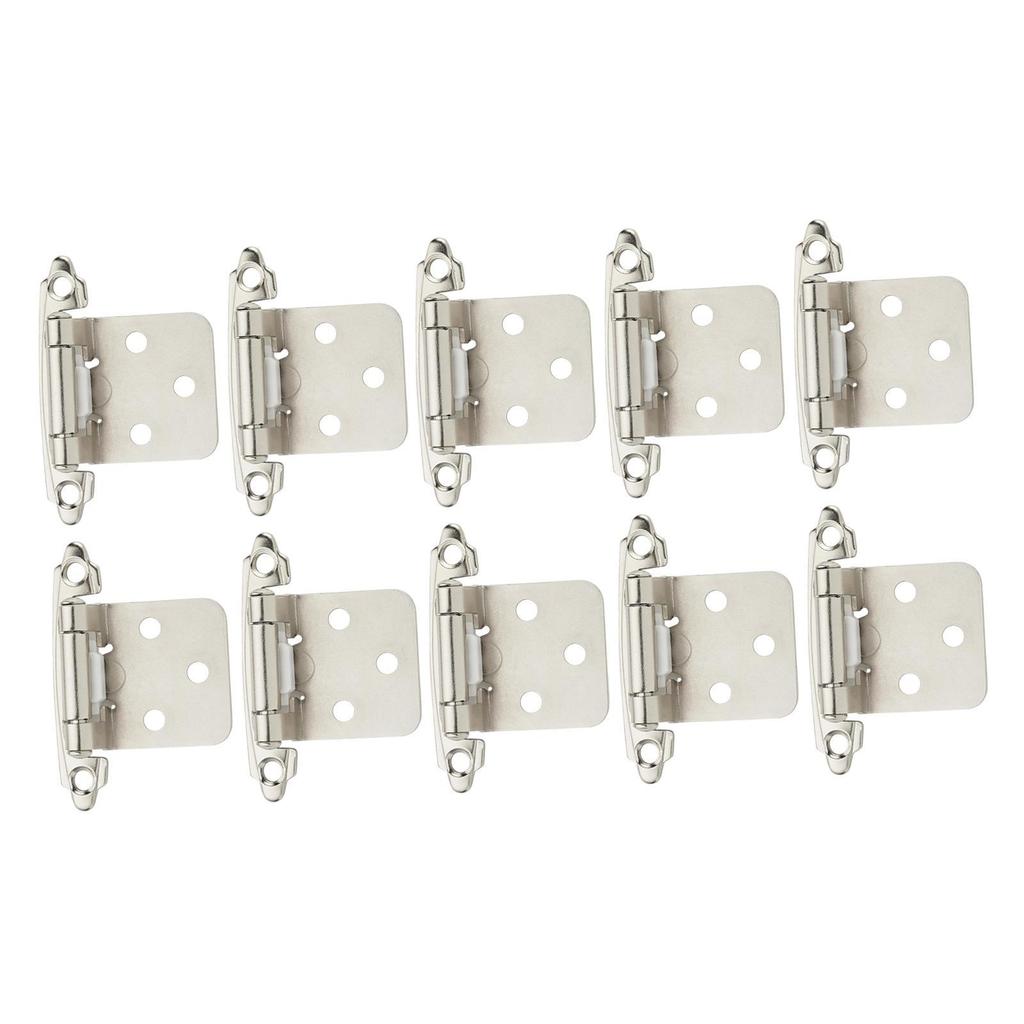 10x 1/2inch Cabinet Door Hinges Easy Installation Heavy Duty Door Hardware