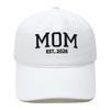 Hot Sale DAD MOM Embroidered Baseball Cap Washed Retro Male and Female Couples Casual Versatile Hat