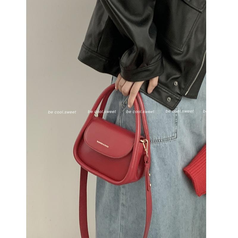 High-end Handbag, Simple Small Square Bag, Fashionable and Versatile, Single-shoulder Crossbody Bag