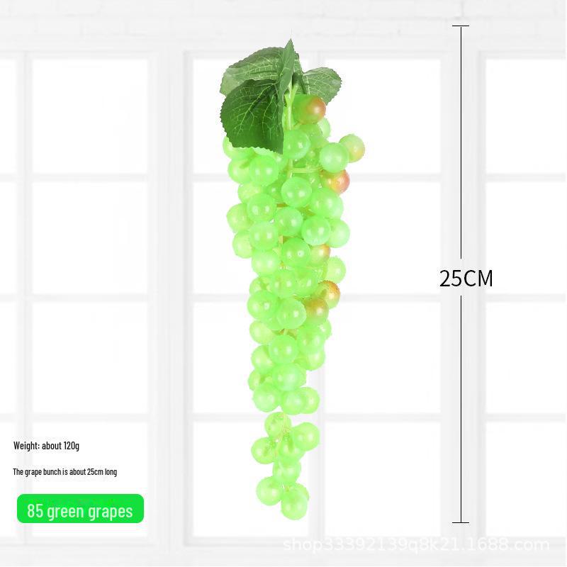 Kids' Educational Toys: Simulated Fruits - Grapes, Persimmons, Apples, Bananas - for Play, Decor, and Props